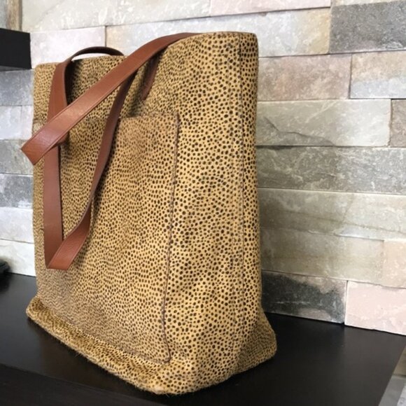 MADEWELL Genuine Calf Hair Med.Transport Tote(9) - Picture 7 of 12